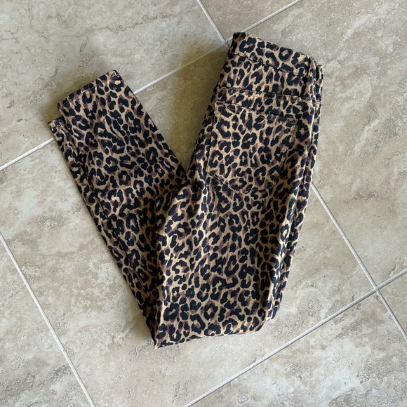 J.Crew 9” High-Rise Leopard Skinny Jeans – Size 26 - Picture 8 of 8